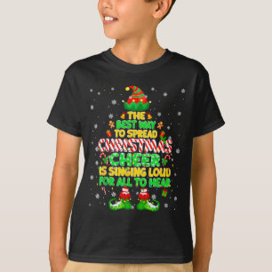 The Way To Spread Christmas Elf Xmas Boys Mens Kid T-Shirt