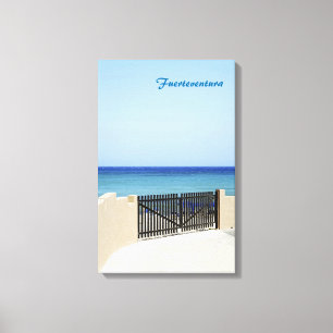 The way to the sea canvas print