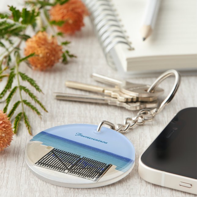 The way to the sea keychain (Front Right)