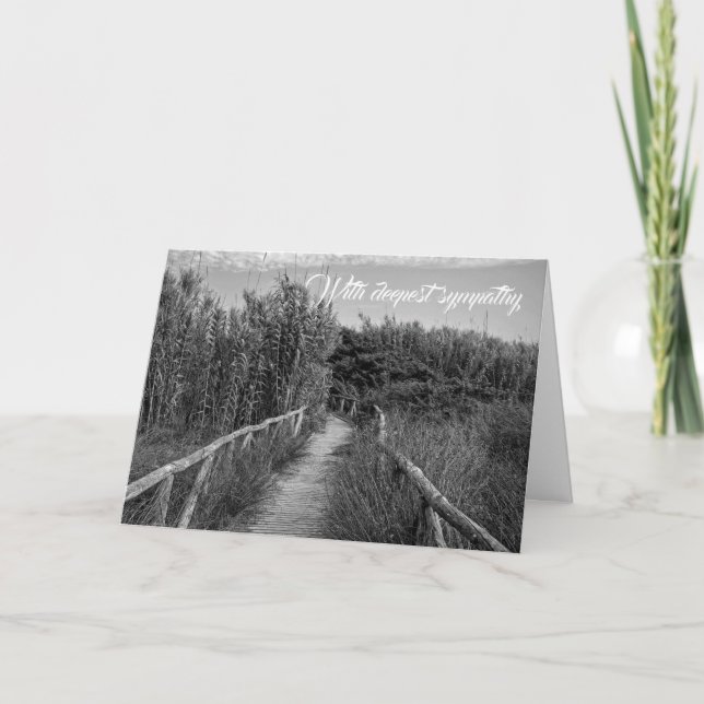 The way   -  With deepest sympathy Card (Front)