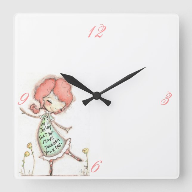 The Way You Move - Wall Clock (Front)