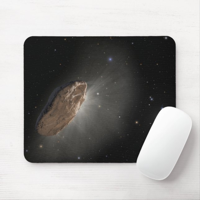 The Wayward Interstellar Object Oumuamua. Mouse Pad (With Mouse)