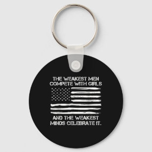The Weakest Men Complete With Girls, Trump 2025 Keychain