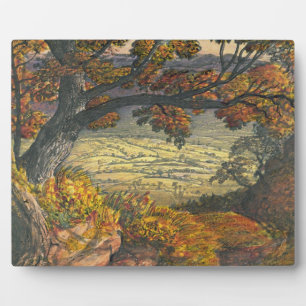 The Weald of Kent, c.1827-28 (w/c & gouache on pap Plaque