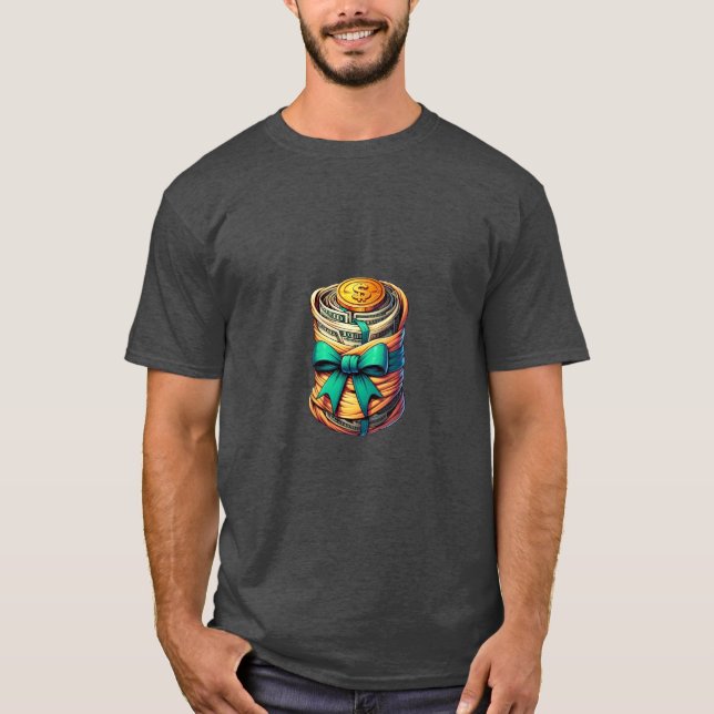 The "Wealth Wrapped in Wit T-Shirt (Front)