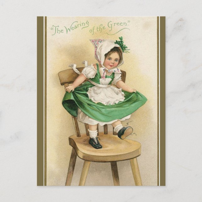 The Wearing of the Green Postcard (Front)