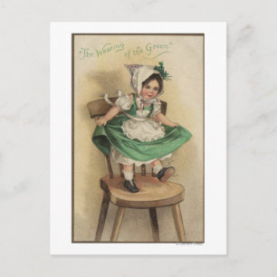 The Wearing of the Green Postcard