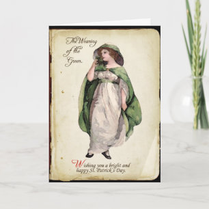 The Wearing of the Green St. Patrick's Day Card