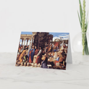 The Wedding At Cana By Julius Schnorr Von Carolsfe Card