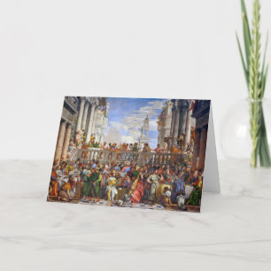The Wedding at Cana Paolo Veronese Card