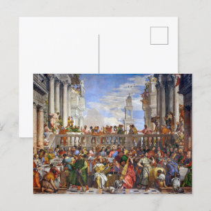 The Wedding at Cana   Paolo Veronese   Postcard