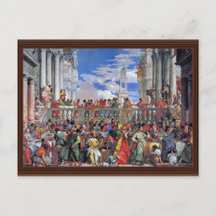 The Wedding At Cana., Wedding At Cana, Postcard