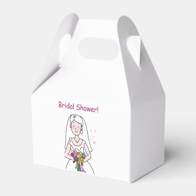 The Wedding Bridal Shower Favor Box (Front Side)