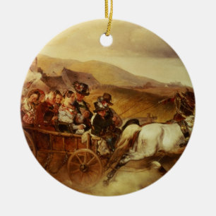 The Wedding Cart Ceramic Ornament