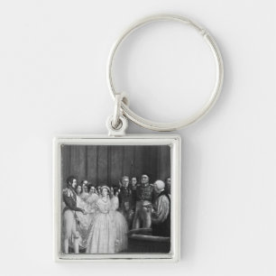 The wedding ceremony keychain