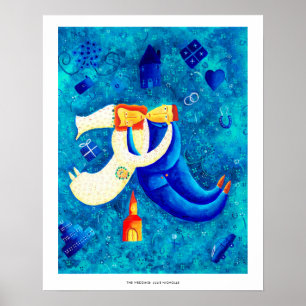 The Wedding Contemporary Painting Art Print