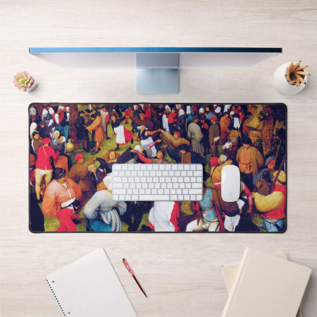 The Wedding Dance, Pieter Bruegel Desk Mat (Office 1)