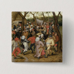 The Wedding Feast 2 Inch Square Button