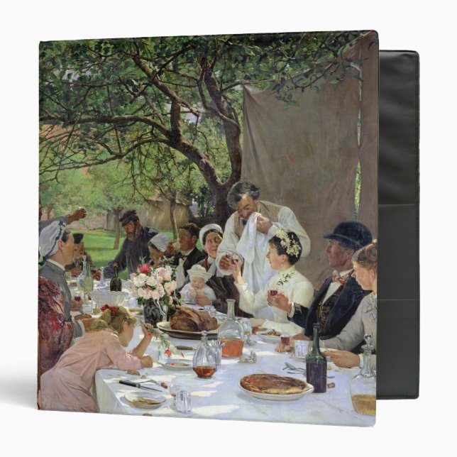 The Wedding Meal at Yport, 1886 Binder (Front/Inside)