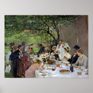 The Wedding Meal at Yport, 1886 Poster