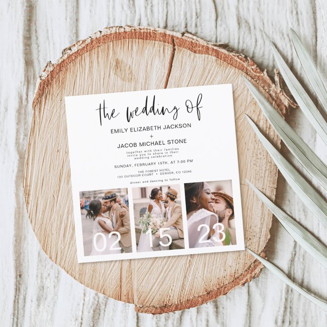 The Wedding of Minimalist QR code Simple Invitation (Creator Uploaded)