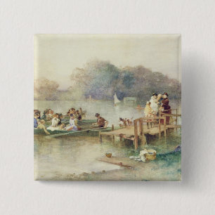 The Wedding Party 2 Inch Square Button