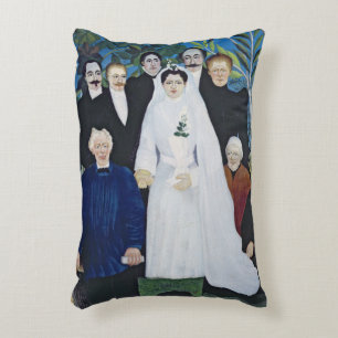 The wedding party, c.1905 decorative pillow