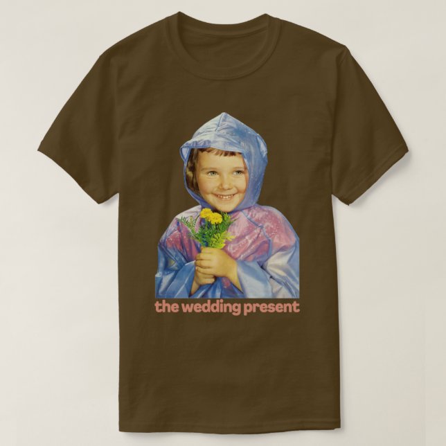 The Wedding Present Retro Indie Tribute Design T-Shirt (Design Front)