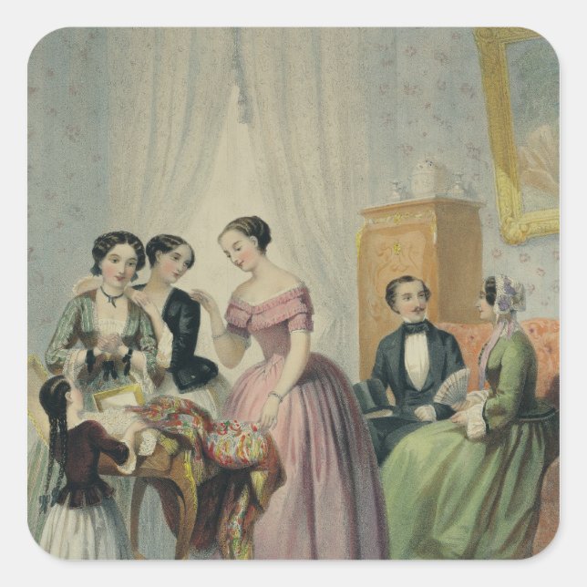 The Wedding Presents Square Sticker (Front)