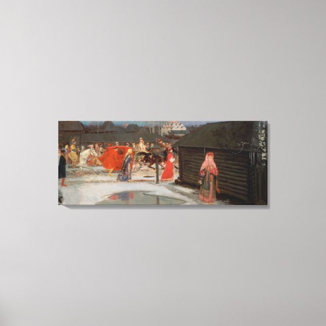 The Wedding Procession Canvas Print (Front)