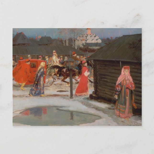 The Wedding Procession Postcard (Front)