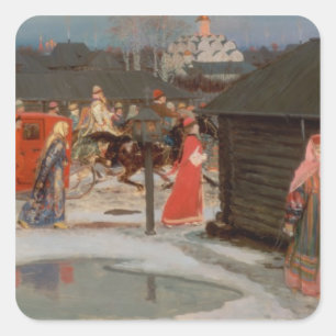 The Wedding Procession Square Sticker