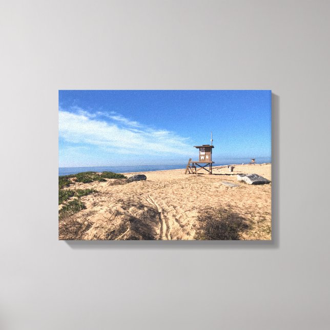 The Wedge, Newport Beach, California Canvas Print (Front)