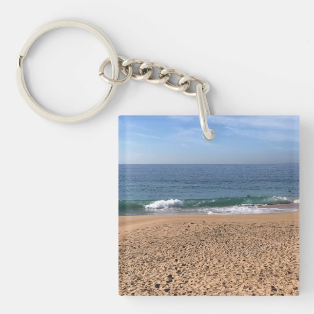The Wedge, Newport Beach, California Keychain (Front)