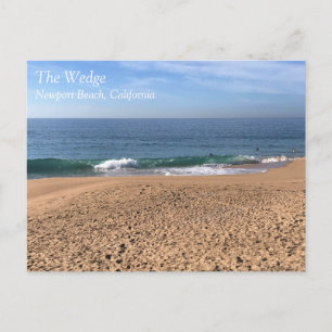 The Wedge, Newport Beach, California Postcard