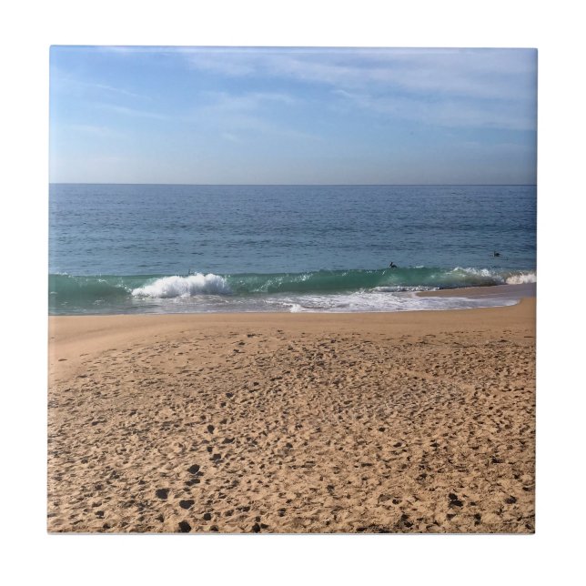 The Wedge, Newport Beach, California Tile (Front)