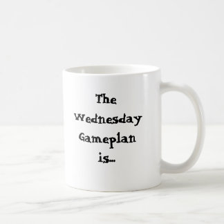 The Wednesday Gameplan is... Procrastinate Coffee Mug