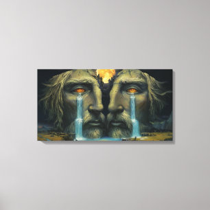 The weeping bifurcate canvas print