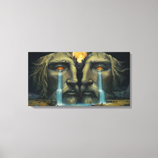 The weeping bifurcate canvas print (Front)