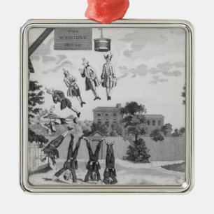 The Weighing House Metal Ornament