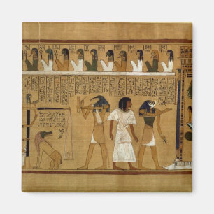 The Weighing of the Heart against Maat's Feather Magnet