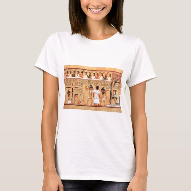 The Weighing Of The Heart Against Maat's Feather T-Shirt (Front)