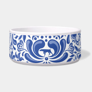 THE WEIMARANER AND THE BEE LARGE PET BOWL