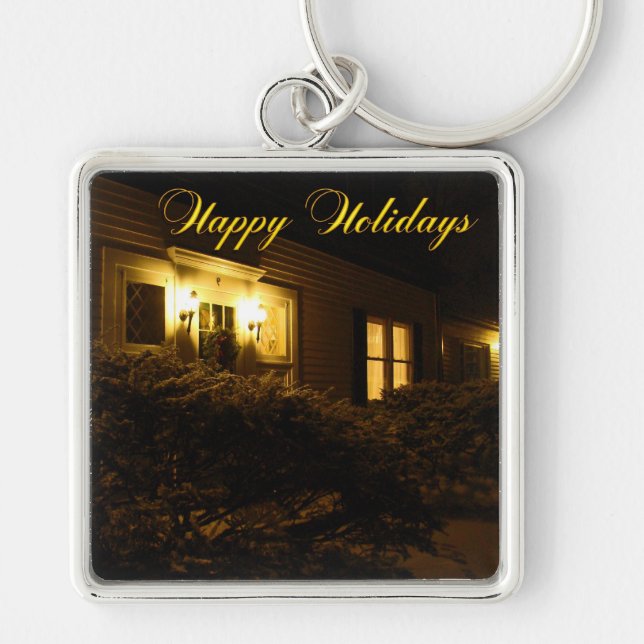 The Welcoming Warmth of Home Keychain (Front)