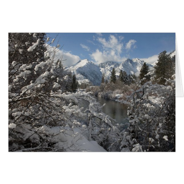 The Wenatchee River and the foothills of the (Front Horizontal)