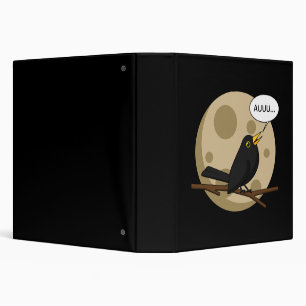 The Werebird - Blackbird Howling at the Moon Comic Binder