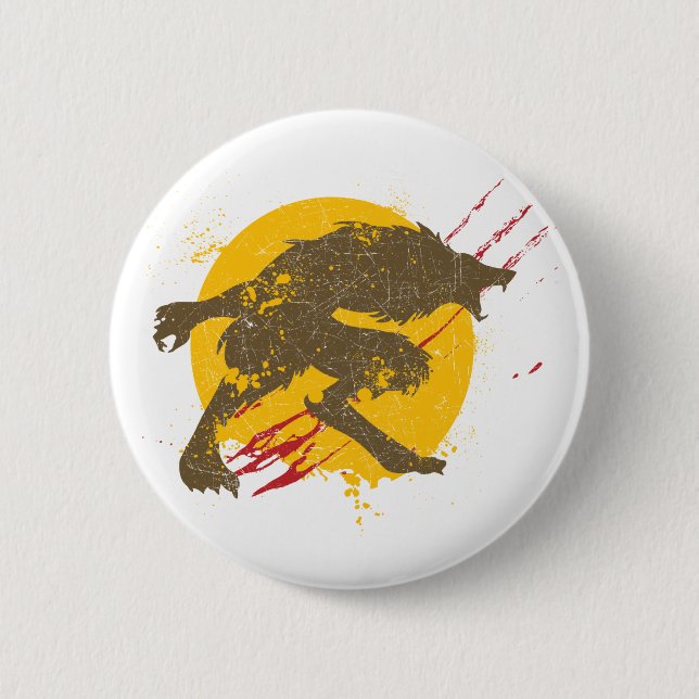The Werewolf Button (Front)