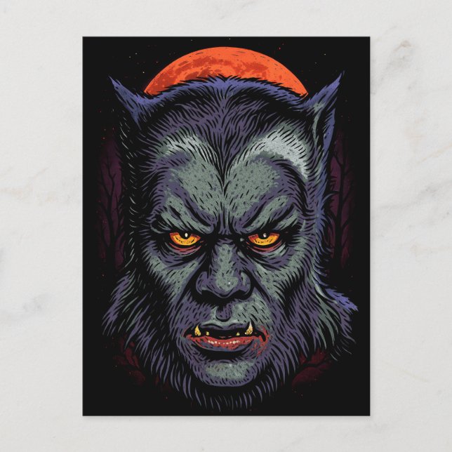 The Werewolf Curse Postcard (Front)