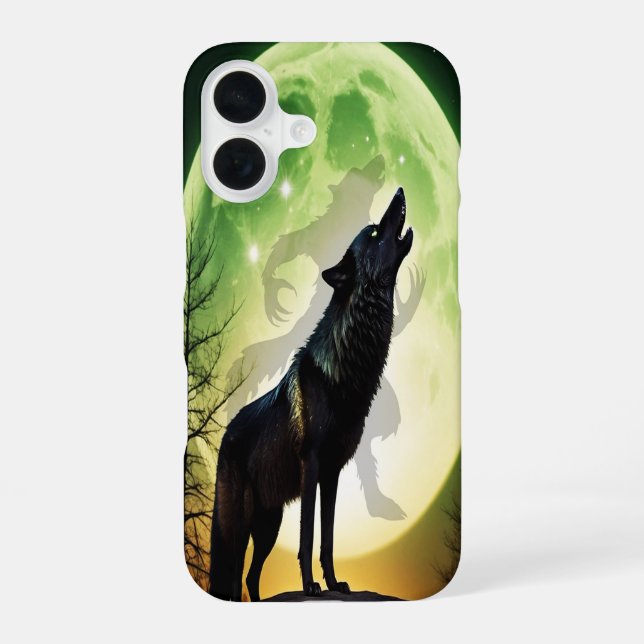 The Werewolf Howl iPhone 16 Case (Back)