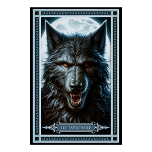 The Werewolf Tarot Card Poster